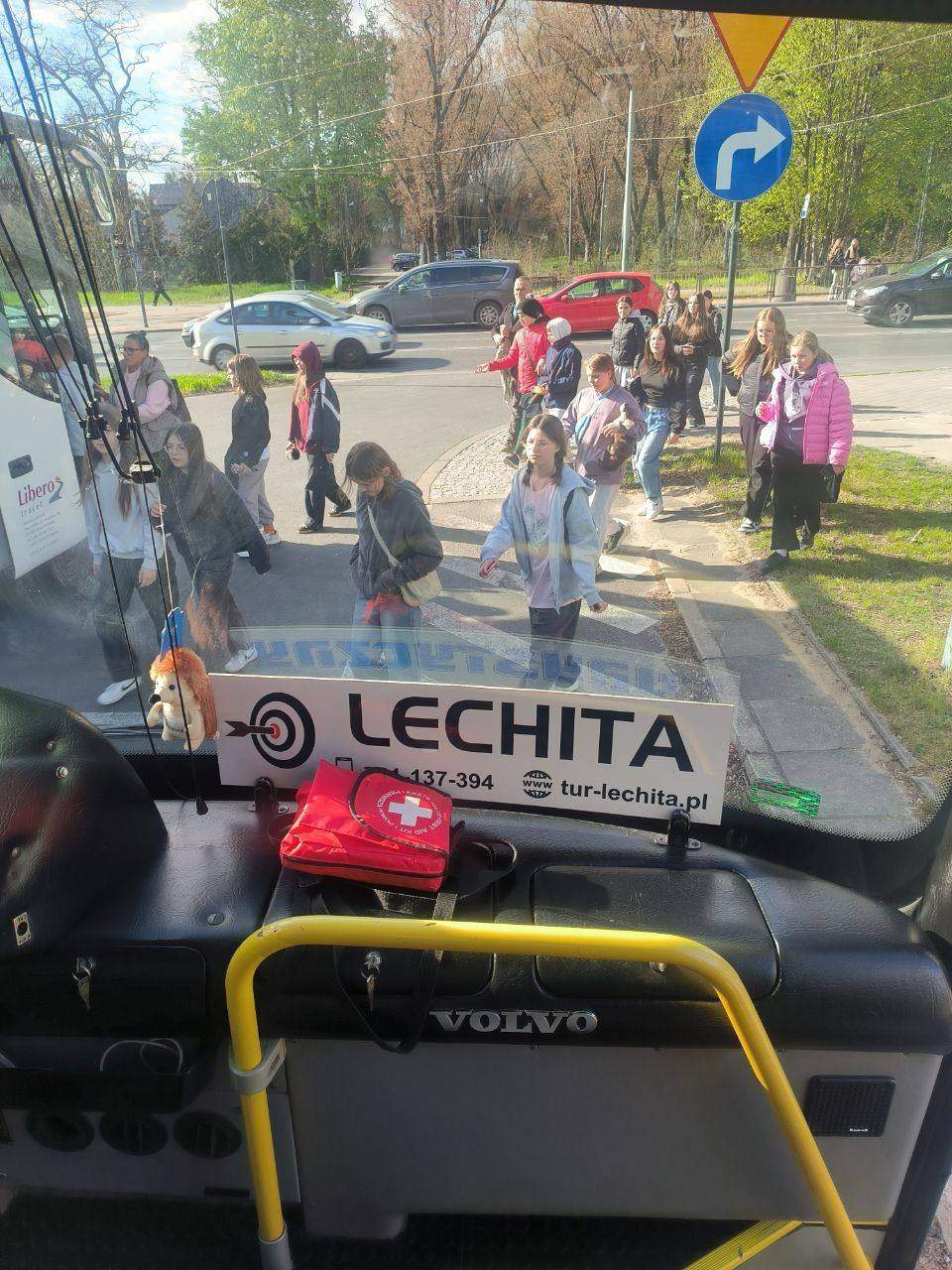 Widok z kabiny kierowcy